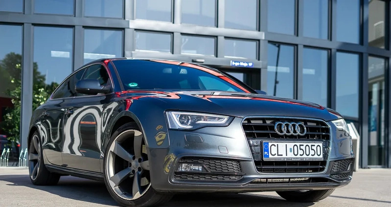 Audi A5 cena 66900 przebieg: 186816, rok produkcji 2013 z Lublin małe 781